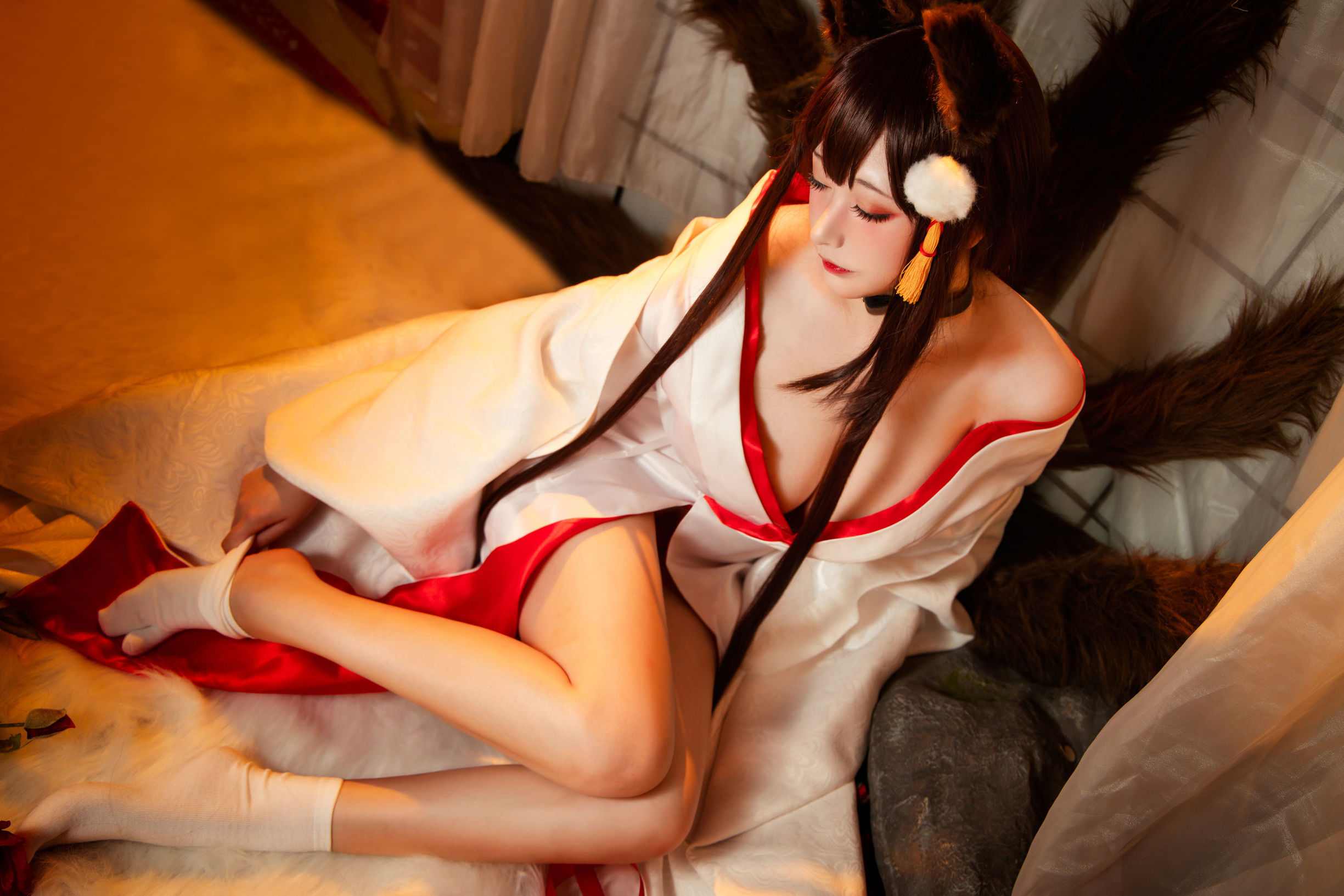 [网红COSER]高颜值coser念念_D赤城白无垢插图8